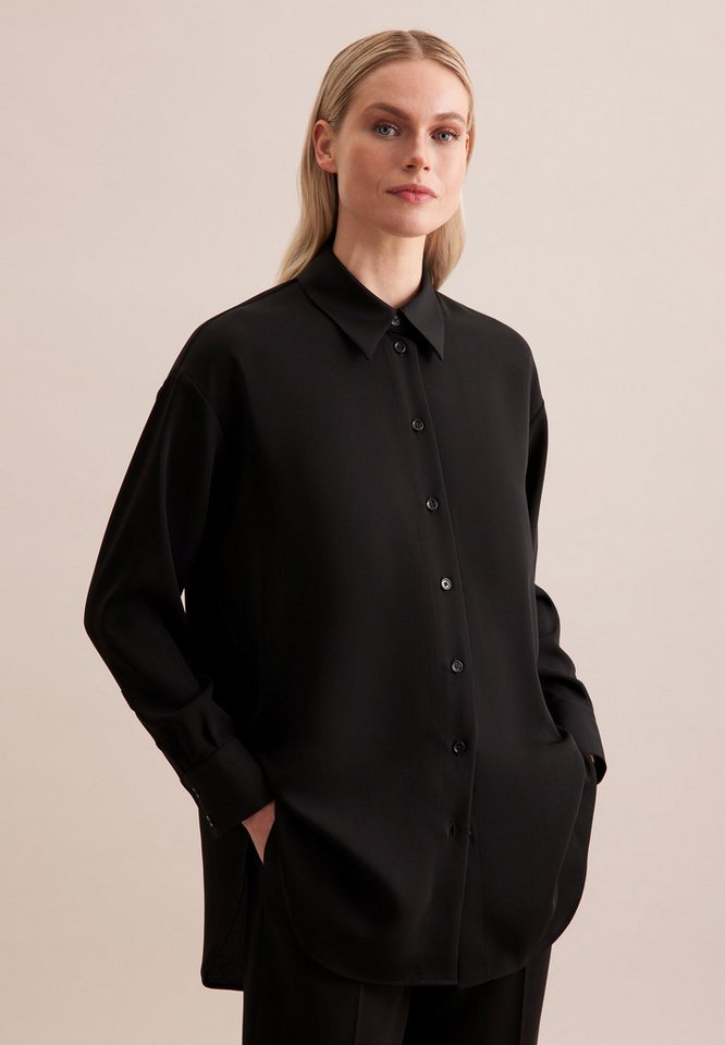 seidensticker Hemdbluse 1/1 Kragen Uni von seidensticker