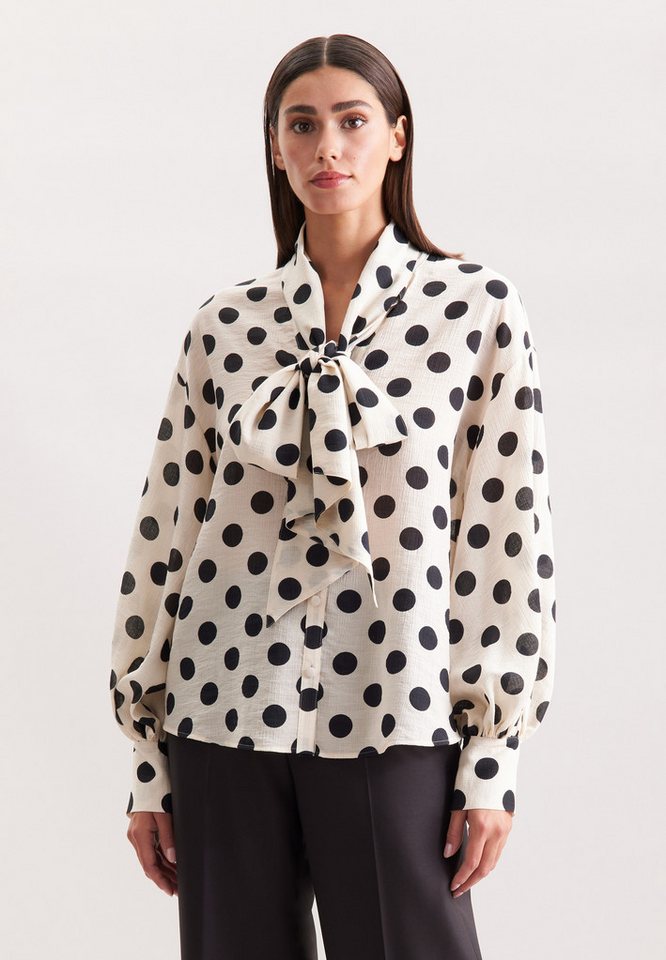 seidensticker Rüschenbluse 1/1 Druck von seidensticker