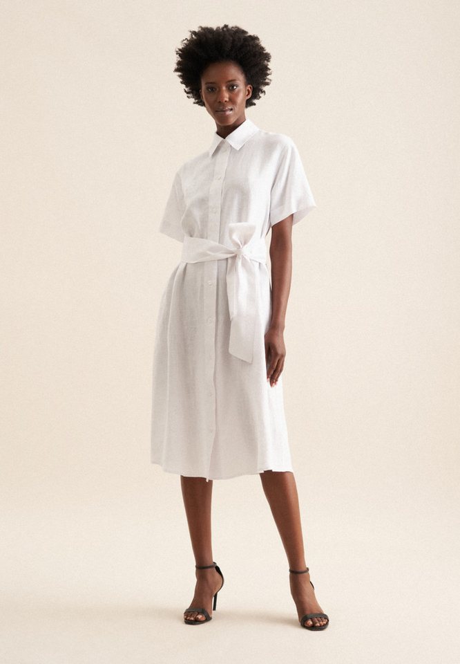 seidensticker Sommerkleid Schwarze Rose Kurzarm Rundhals Uni von seidensticker