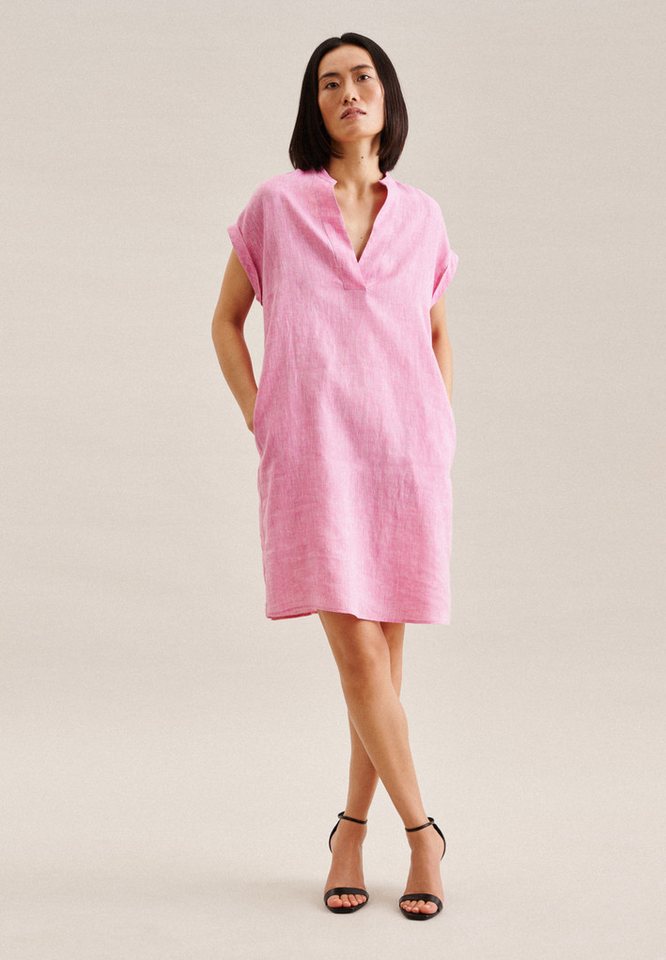 seidensticker Sommerkleid Schwarze Rose Ohne Arm Kragen Garnfärber von seidensticker