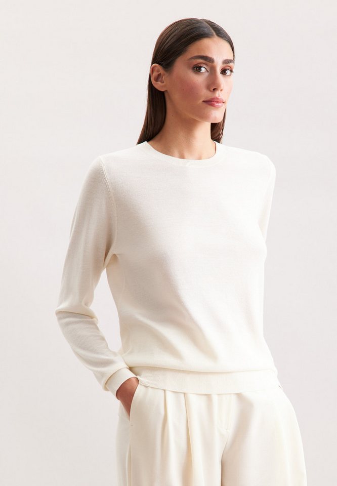 seidensticker Strickpullover Sweater Uni von seidensticker