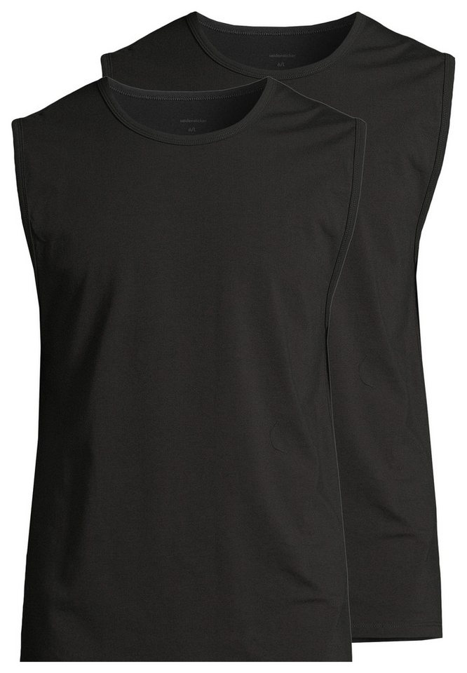 seidensticker Unterhemd 2er Pack Pur (Spar-Set, 2-St) Unterhemd / Tanktop - Baumwolle - Atmungsaktiv von seidensticker