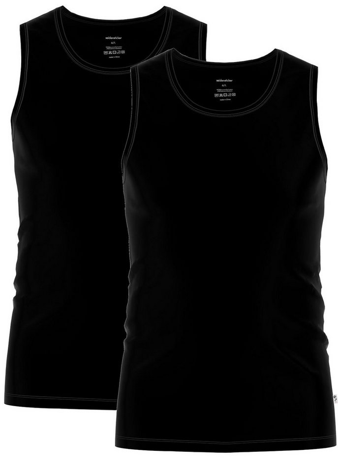 seidensticker Unterhemd Tank Top (6er Vorteilspack) Single Jersey Qualität von seidensticker