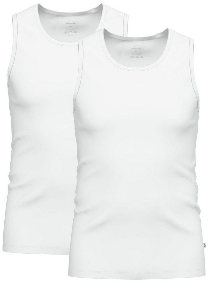 seidensticker Unterhemd Tank Top (6er Vorteilspack) Single Jersey Qualität von seidensticker