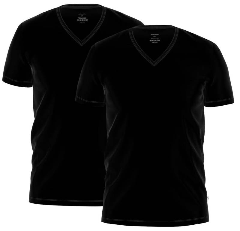 seidensticker Unterhemd V-Ausschnitt (6er Vorteilspack) Single Jersey Qualität von seidensticker