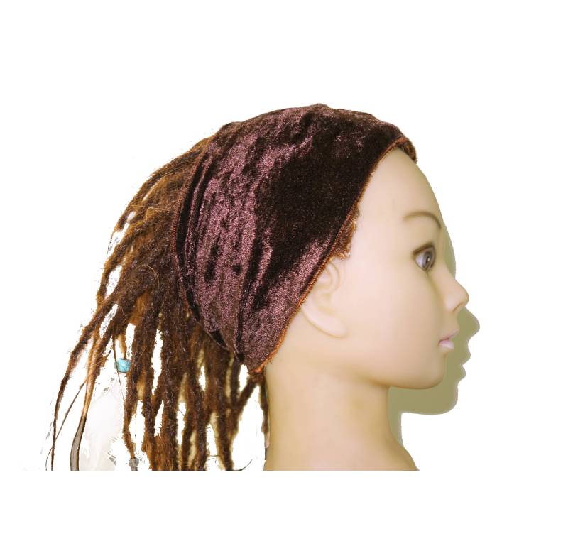 Boho Braunes Samt Haarband Für Erwachsene von seididread