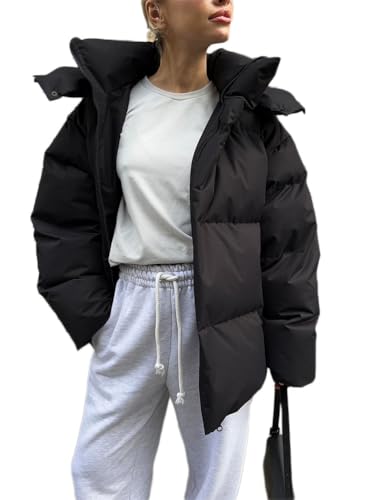 seiveini Damen Puffer Jacke Winter Warm Gesteppte Dicke Winterjacke Ubergangs Steppjacke Damen Leichte Outdoor Langarm Damen-Jacken A Schwarz S seiveini Damen Puffer Jacke Winter Warm Gesteppte Dicke Winterjacke Ubergangs Steppjacke Damen Leichte Outdoor Langarm Damen-Jacken A Schwarz S von seiveini
