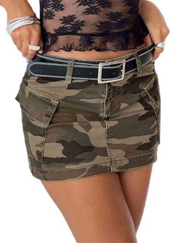 seiveini Jeansrock Damen Kurz Y2K Minirock mit Taschen Denim Rock Kurze Jeans Röcke Sexy Hüftenrock Wickelrock Sommerrock Junges Mädchen Outfits B Tarnung XL seiveini Jeansrock Damen Kurz Y2K Minirock mit Taschen Denim Rock Kurze Jeans Röcke Sexy Hüftenrock Wickelrock Sommerrock Junges Mädchen Outfits B Tarnung XL von seiveini