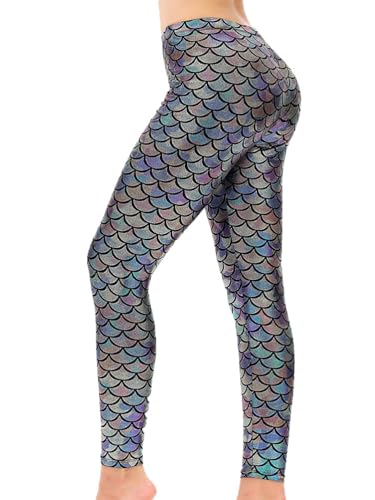 seiveini Meerjungfrau Leggings Damen Fischschuppe Glanz Leggings Fisch Schuppen Glänzend Strumpfhose Karneval Kostüm Mädchen Hüfthose Elastisch Mermaid Leggings Trousers B Schwarz M seiveini Meerjungfrau Leggings Damen Fischschuppe Glanz Leggings Fisch Schuppen Glänzend Strumpfhose Karneval Kostüm Mädchen Hüfthose Elastisch Mermaid Leggings Trousers B Schwarz M von seiveini