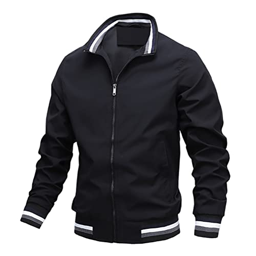 seiveini Übergangsjacke Herren Bomberjacke Herbst Winter Mantel Jacke Winddicht mit Rerverskragen Parka Warm Gefüttert Freizeitjacke Outdoor Vintage Trenchcoat Casual A Schwarz M seiveini Übergangsjacke Herren Bomberjacke Herbst Winter Mantel Jacke Winddicht mit Rerverskragen Parka Warm Gefüttert Freizeitjacke Outdoor Vintage Trenchcoat Casual A Schwarz M von seiveini