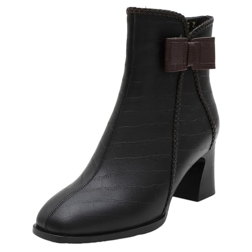 sekiueo Damen-Stiefel Mit Mittelhoher Wadenhöhe Quadratische Zehenpartie Klobiger High Heel Seitlicher Reißverschluss Stiefeletten Für Die Arbeit Und Freizeit,Schwarz,37 EU sekiueo Damen-Stiefel Mit Mittelhoher Wadenhöhe Quadratische Zehenpartie Klobiger High Heel Seitlicher Reißverschluss Stiefeletten Für Die Arbeit Und Freizeit,Schwarz,37 EU von sekiueo