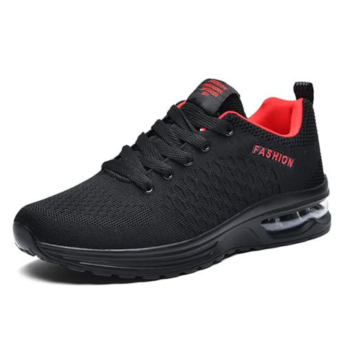 sekiueo Herren Air Cushion Laufschuhe Tennis Sneakers Mesh Leichtgewicht Für Walking Reisen,Rot,42 EU sekiueo Herren Air Cushion Laufschuhe Tennis Sneakers Mesh Leichtgewicht Für Walking Reisen,Rot,42 EU von sekiueo