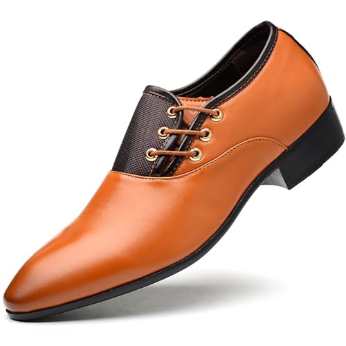 sekiueo Herren Klassische Moderne Oxford Schuhe Spitzschuh Business Kleid Smoking Schuhe,Gelb,38 EU sekiueo Herren Klassische Moderne Oxford Schuhe Spitzschuh Business Kleid Smoking Schuhe,Gelb,38 EU von sekiueo