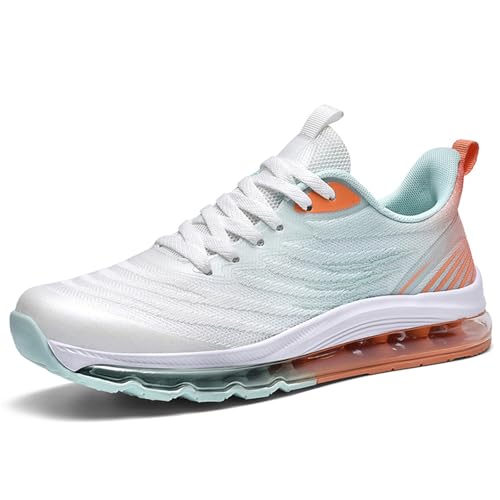 sekiueo Herren-Laufschuhe Mit Luftpolster Atmungsaktive Tennis-Sneaker rutschfest Bequem Zum Spazierengehen,Orange,42 EU sekiueo Herren-Laufschuhe Mit Luftpolster Atmungsaktive Tennis-Sneaker rutschfest Bequem Zum Spazierengehen,Orange,42 EU von sekiueo