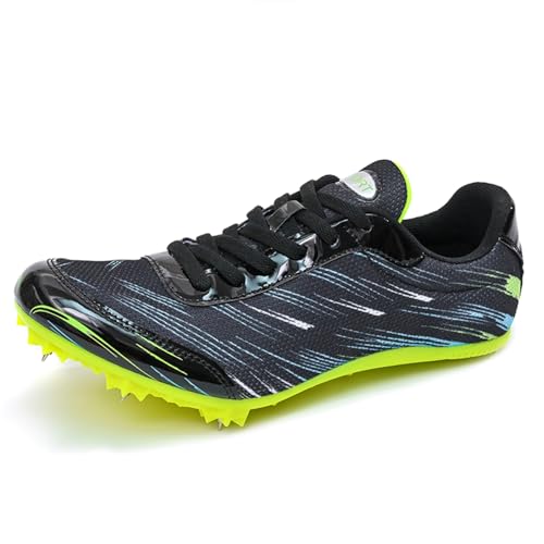 sekiueo Leichtathletikschuhe Für Herren Damen Jungen Mädchen Professionelle Sprint-Laufschuhe Mit 7 Spikes,Schwarz,40 EU sekiueo Leichtathletikschuhe Für Herren Damen Jungen Mädchen Professionelle Sprint-Laufschuhe Mit 7 Spikes,Schwarz,40 EU von sekiueo