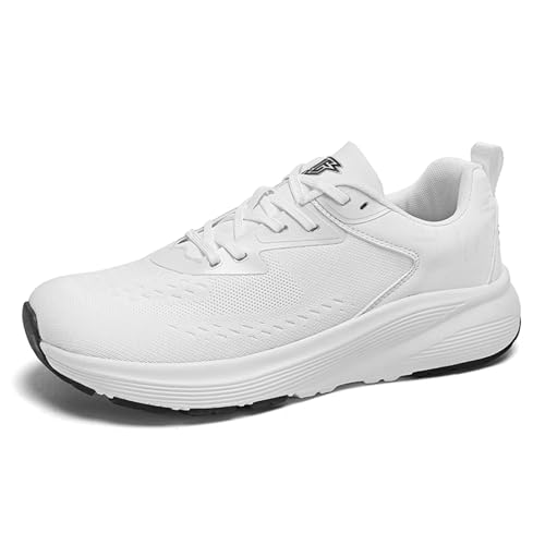 sekiueo Straßenlaufschuhe Herren Damen Tennis Trainer Plattform Bequeme Fitness Walking,Weiß,43 EU sekiueo Straßenlaufschuhe Herren Damen Tennis Trainer Plattform Bequeme Fitness Walking,Weiß,43 EU von sekiueo