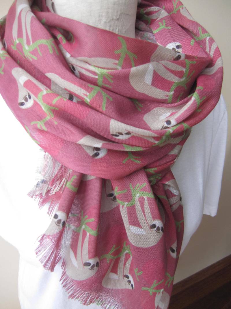 Faultier Schal Express Versand - Faule Tierschals/Weihnachtsmode Weihnachtsgeschenk Damenmode-Accessoire Geschenk Für Männer von selectscarf