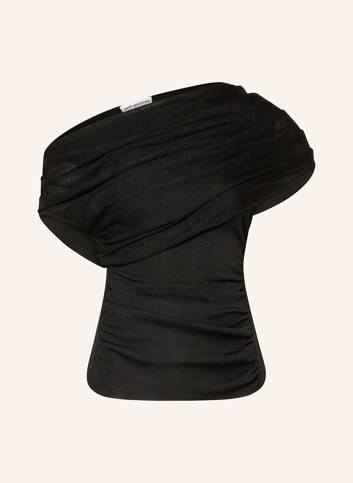 Self-Portrait Top schwarz von self-portrait