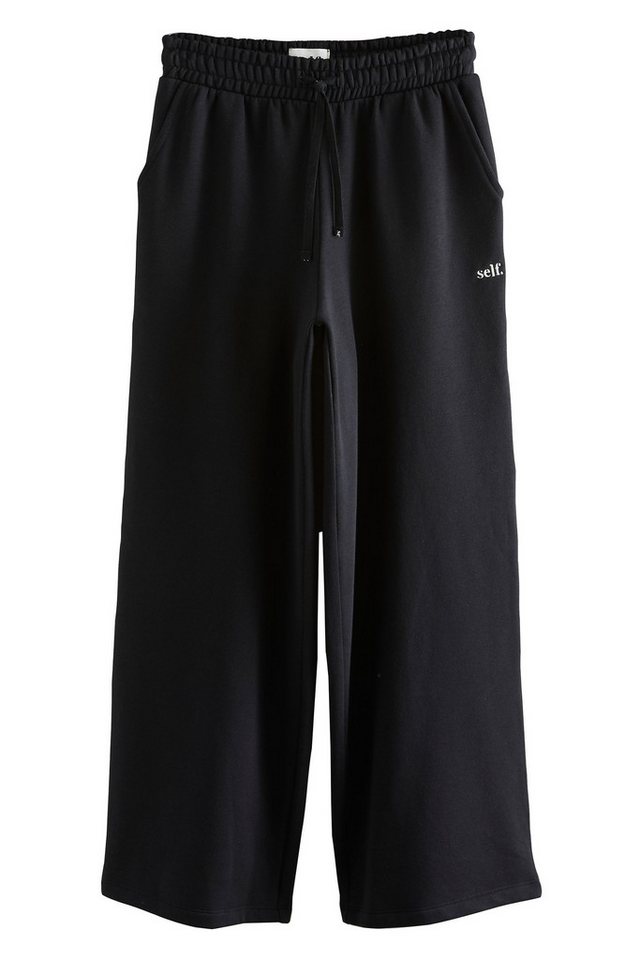 self Jogginghose Self. Jogginghose mit weitem Bein, Kurzgröße (1-tlg) von self