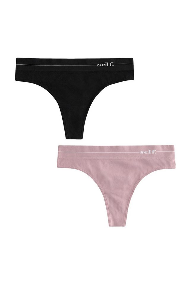 self String Self. Nahtlose Slips, 2er-Pack – Tanga (2-St) von self