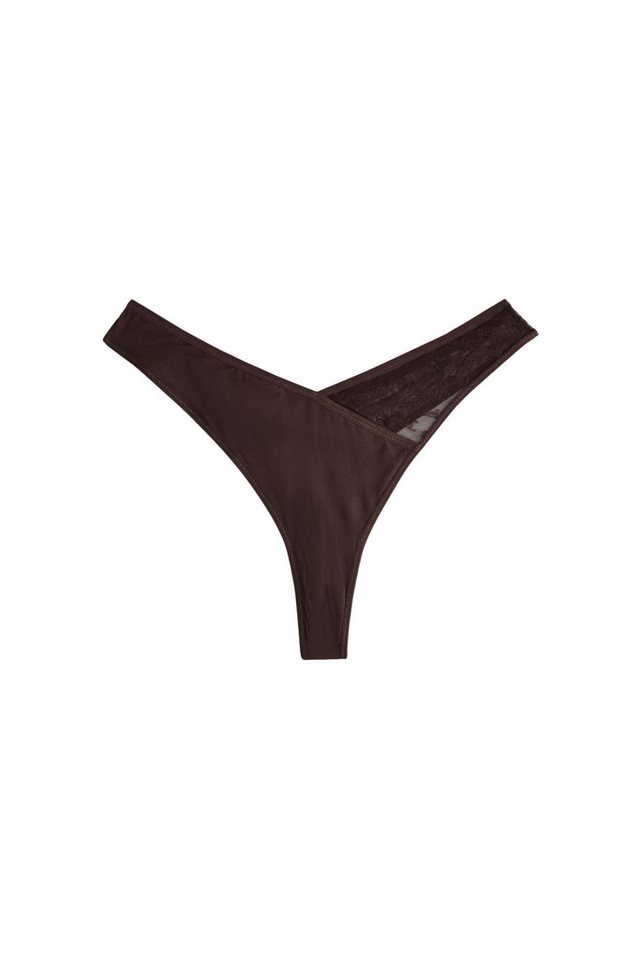 self String Tanga mit Mesh-Front im Wickeldesign (1-St) von self