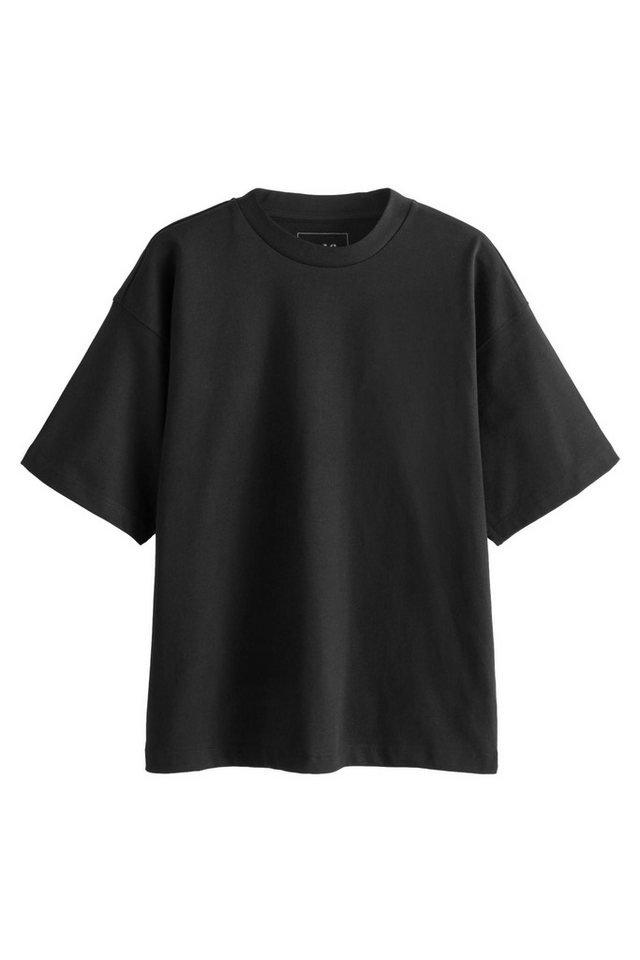 self T-Shirt Schweres Rundhals-T-Shirt aus 100 % Baumwolle (1-tlg) von self