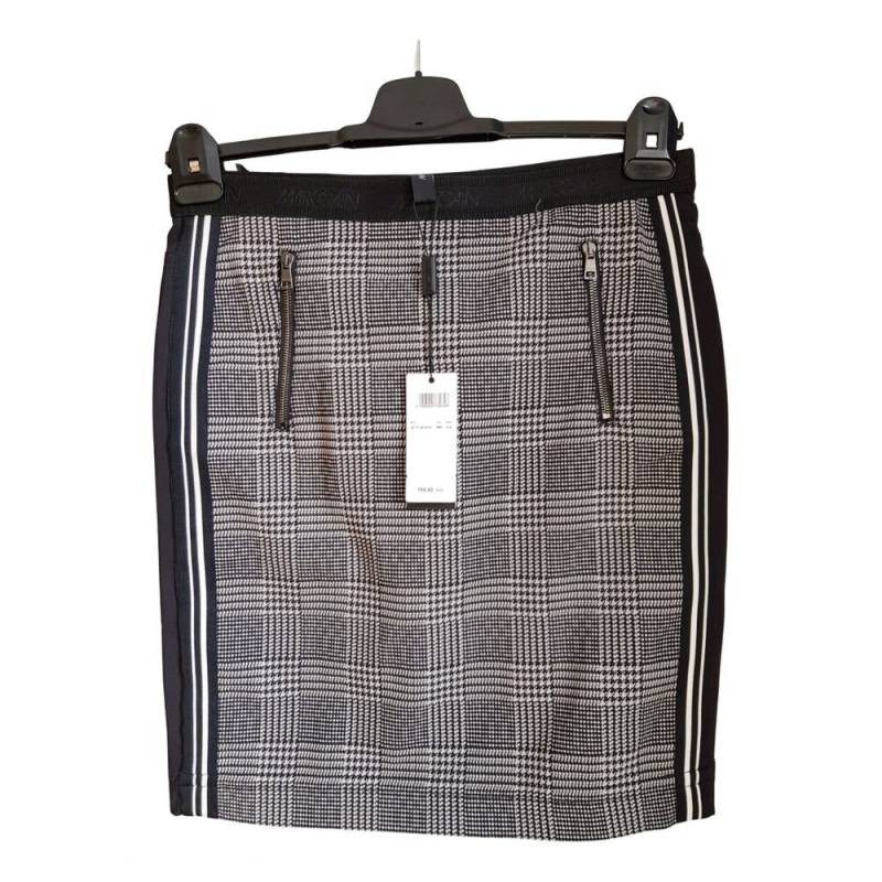 Marc Cain Sports Rock Gr. 40 N4 Schwarz Grau Damen Skirt Jupe Midirock Elastisch von sellAnydesign