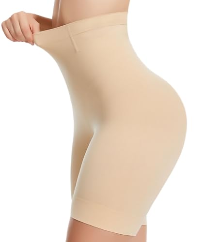 sellto Bauchweg Unterhose Damen Hohe Taille Miederhose Figurformende Bauchkontrolle Oberschenkel Starke Formende Unterwäsche Miederhose von sellto
