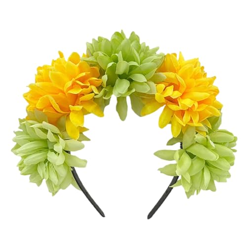 Elegantes Stirnband mit weichem Stoff Blume Kopfschmuck Mädchen Blume Haarbänder Haarschmuck für Hochzeit Party Cosplay Elegantes Stirnband mit weichem Stoff Blume Kopfschmuck Mädchen Blume Haarbänder Haarschmuck für Hochzeit Party Cosplay von seluluory