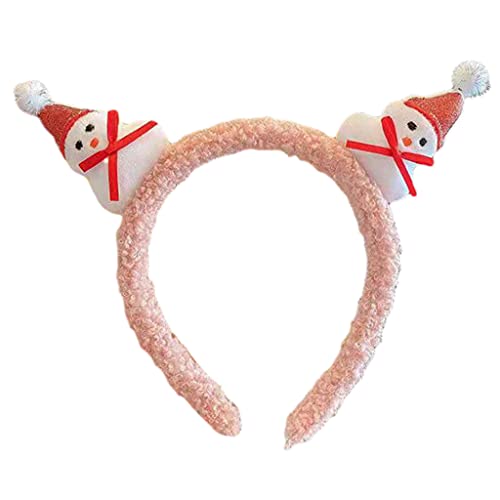 Schneemann Haar Hoop Weihnachten Stirnband Weihnachten Elch Haarband Elastische Haar Hoop Foto Requisiten Party Haarschmuck von seluluory