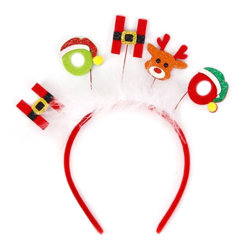 Weihnachten Stirnbänder Weihnachten Tier Stirnbänder Haarschmuck für Mädchen Urlaub Party Kopfbedeckung Foto Requisiten von seluluory