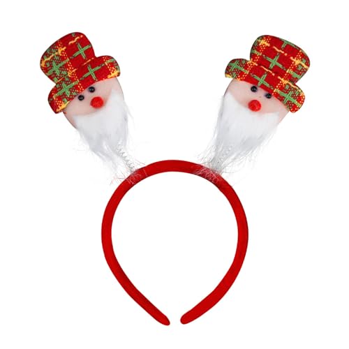 Weihnachten Thema Stirnband Bowknot Schneemann Hairhoop Party Requisiten Zubehör Festival Party Haarband Urlaub Kopfbedeckung von seluluory