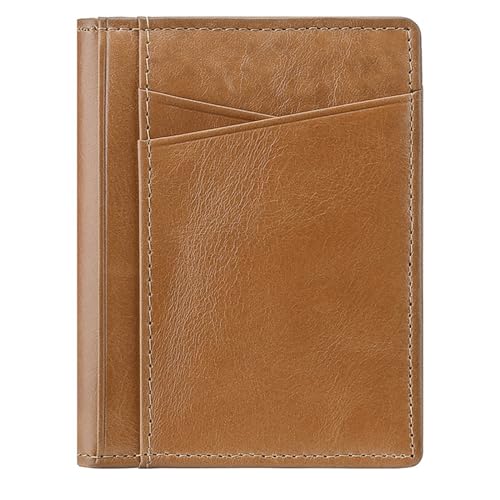 seluluory Schlanker Kartenhalter Führerschein Halter Multi-Slot Kartenhalter Pocket Wallet Kreditkarten-Organizer für Männer Frauen, BN, Einheitsgröße, Casual von seluluory