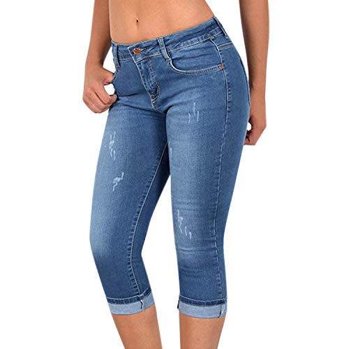 semen Caprihose Damen Sommer Jeans Stretch Kurze Denim Jeans Shorts lässig semen Caprihose Damen Sommer Jeans Stretch Kurze Denim Jeans Shorts lässig von semen