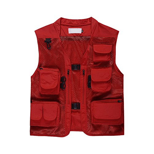 semen Outdoor Weste Safari praktischen Reißverschluss Multi-Tasche Netz Breathable Camping Jagd Fischen Fotografie von semen
