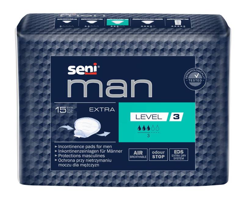 seni Inkontinenz-Einlage Seni Man Extra Level 3 16x 15 Stück, Level 3 Gr. von seni