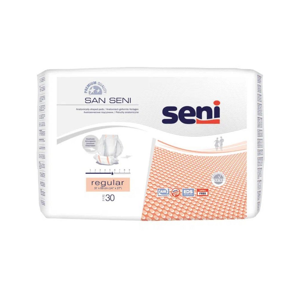 seni Inkontinenzslip 3x Seni San Regular Inkontinenzvorlage - 30 Stück - B007K86T0K seni Inkontinenzslip 3x Seni San Regular Inkontinenzvorlage - 30 Stück - B007K86T0K von seni
