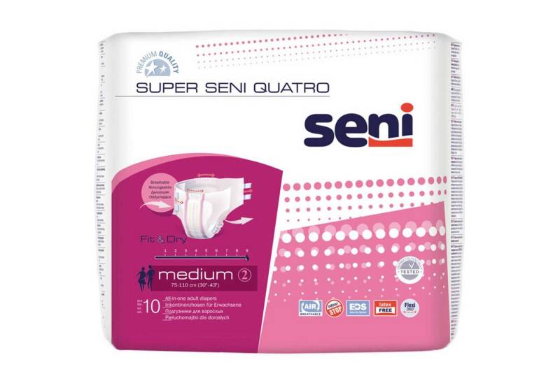 seni Inkontinenzboxer Super Seni Quatro - M 6x10 Stück von seni