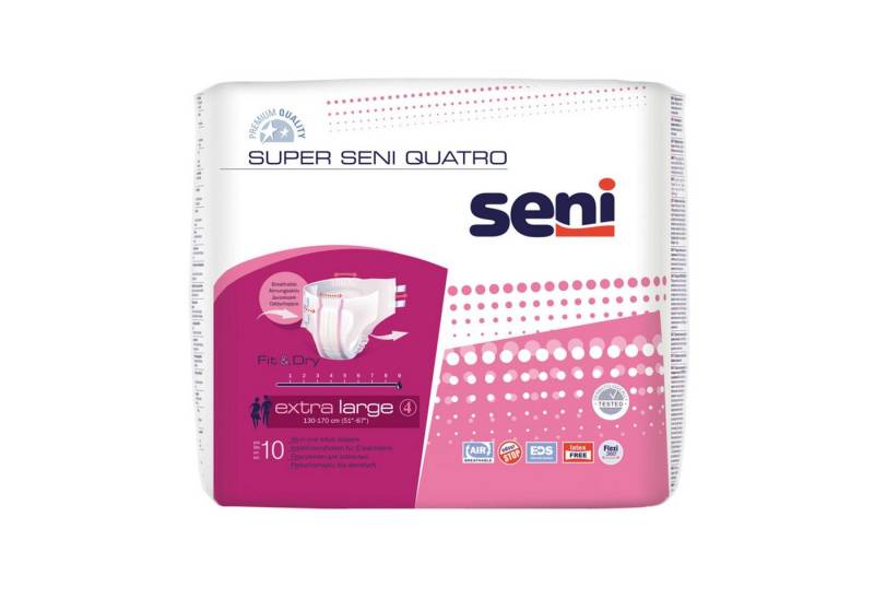 seni Inkontinenzboxer Super Seni Quatro - XL 6x10 Stück von seni