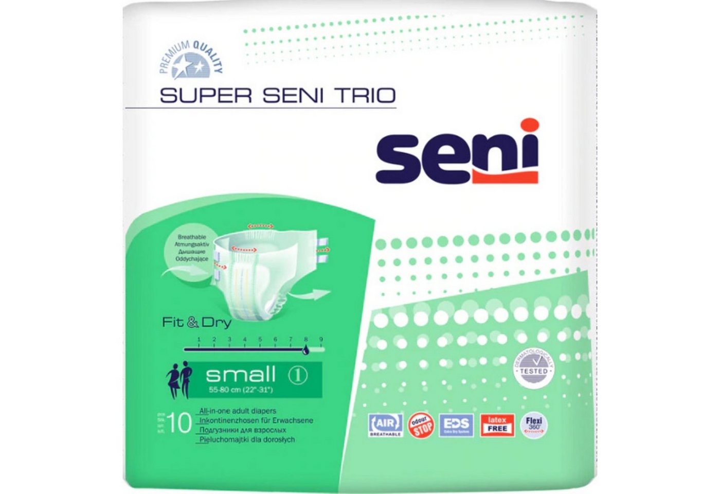seni Inkontinenzboxer Super Seni Trio x10 - S 8x10 Stück seni Inkontinenzboxer Super Seni Trio x10 - S 8x10 Stück von seni
