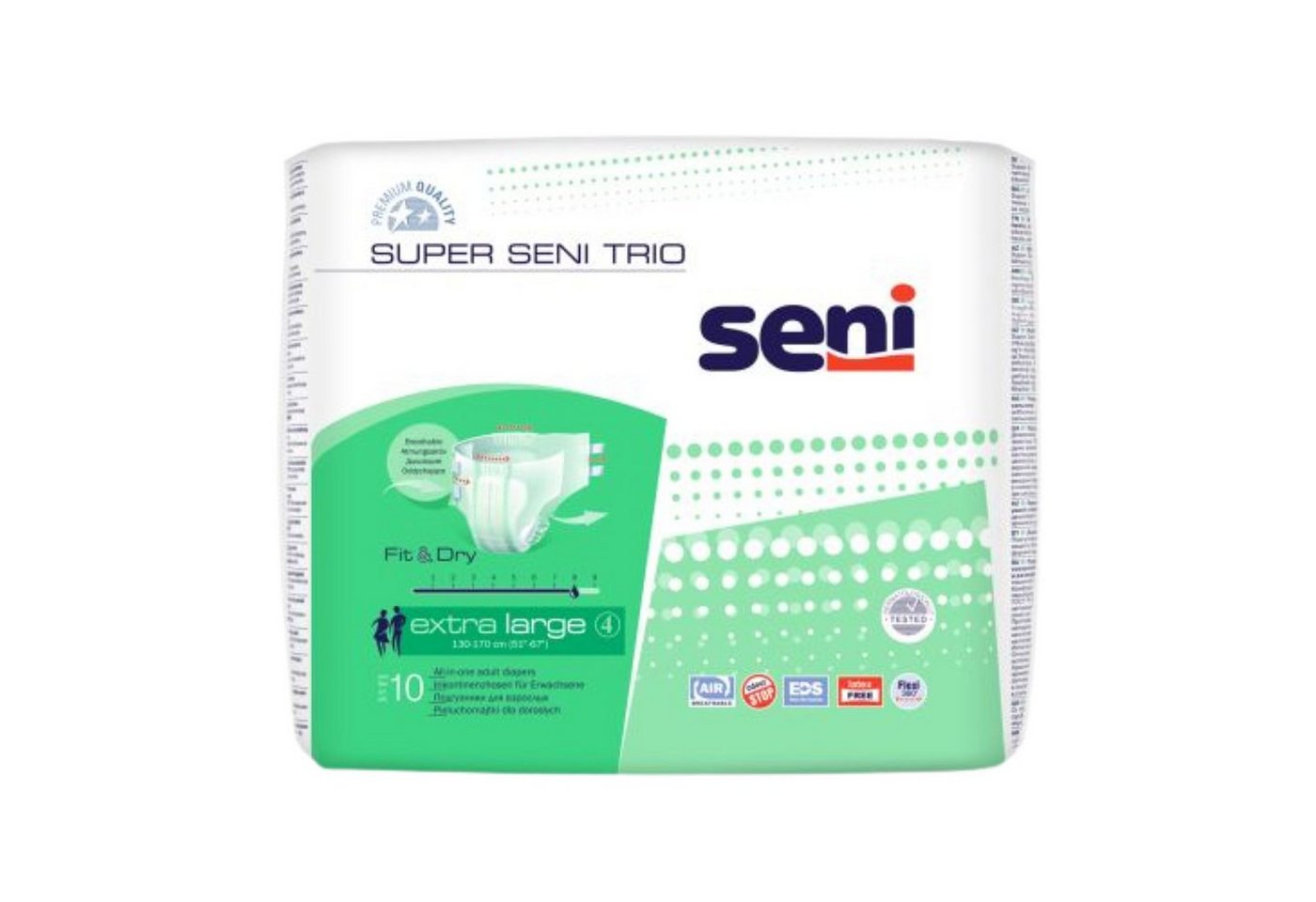seni Inkontinenzboxer Super Seni Trio x10 - XL 6x10 Stück seni Inkontinenzboxer Super Seni Trio x10 - XL 6x10 Stück von seni