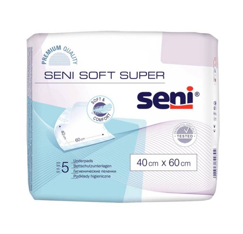 Inkontinenzauflage 4x Seni Soft Super 60 cm x 60 cm a30 - B007K8HH0G seni von seni