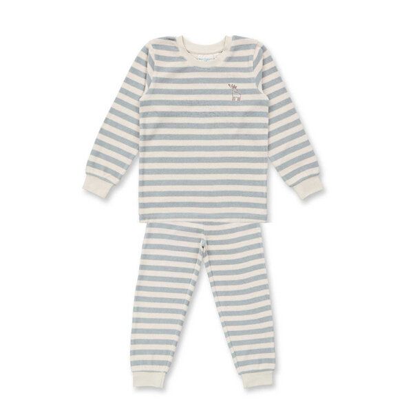 sense-organics Sense Organics Kinder Frottee Ringel Pyjama Bio Baumwolle von sense-organics