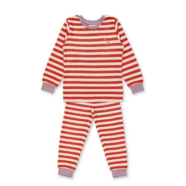 sense-organics Sense Organics Kinder Frottee Ringel Pyjama Bio Baumwolle von sense-organics