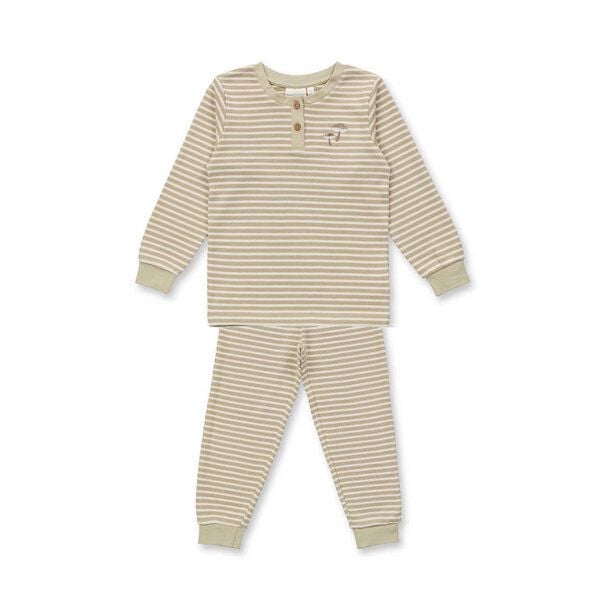 sense-organics Sense Organics Kinder Ringel Pyjama Waffel-Jersey Bio Baumwolle von sense-organics