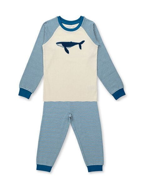 sense-organics Sense Organics Kinder Schlafanzug mit Wal oder Schildkröten Bio Baumwolle von sense-organics
