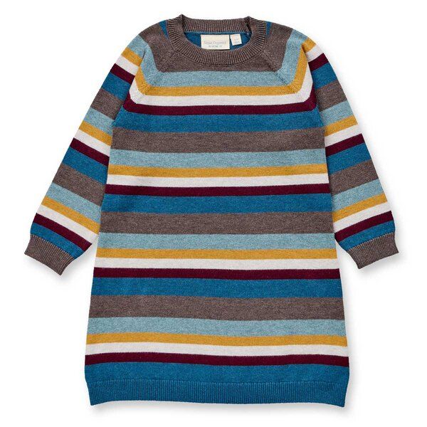 sense-organics Sense Organics Kinder Strickkleid multicolor Ringel Bio Baumwolle von sense-organics