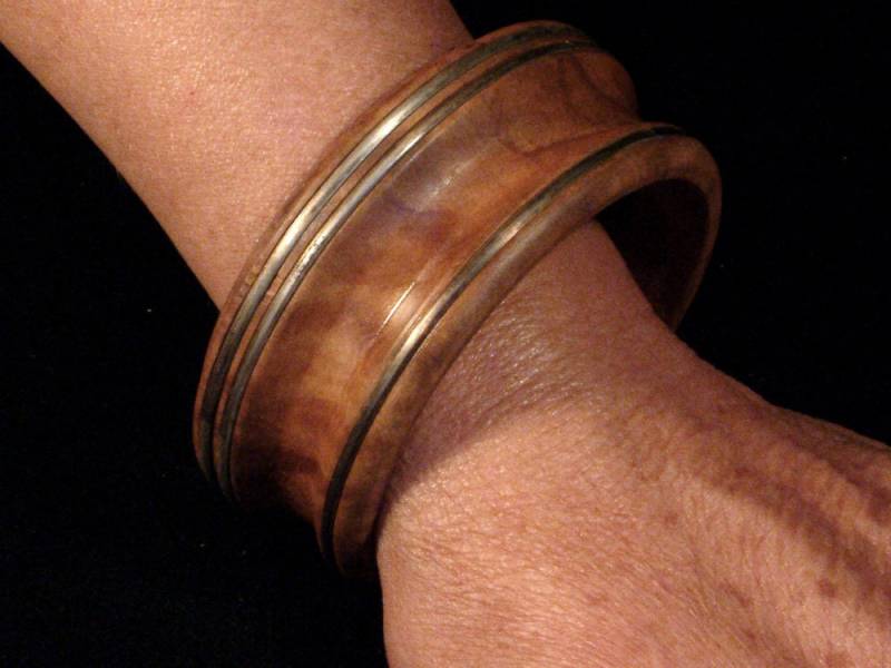 Oliven Und Juwel-Juwel-Holz-Holz Armband Silberschmuck Mit Silber-Silber Oliv Oliven Und Juwel-Juwel-Holz-Holz Armband Silberschmuck Mit Silber-Silber Oliv von sentinelliwoodart