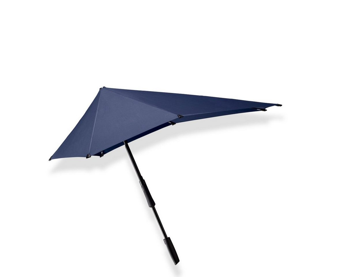senz Stockregenschirm Stockschirm groß - Farbwahl, gefaltet 80 cm lang, Verdeck offen 94x94 cm von senz