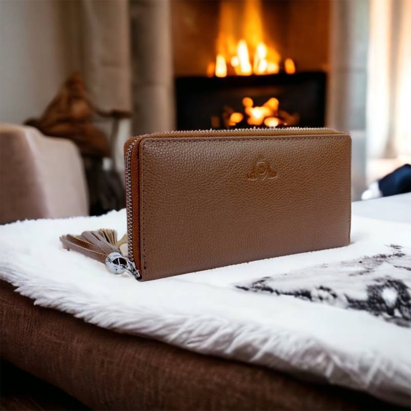 Leder Damen, Brieftasche, Benutzerdefinierte Ledergeldbörse, Full-Grain-Hand Gemacht Damen Portemonnaie, Geldbörse, Geschenke Wjen-Bs01-Br von serenlicom